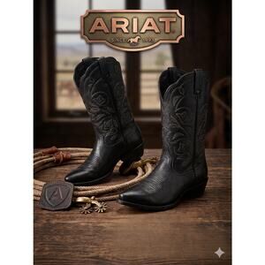 Ariat Women’s Heritage R-Toe Western Boots